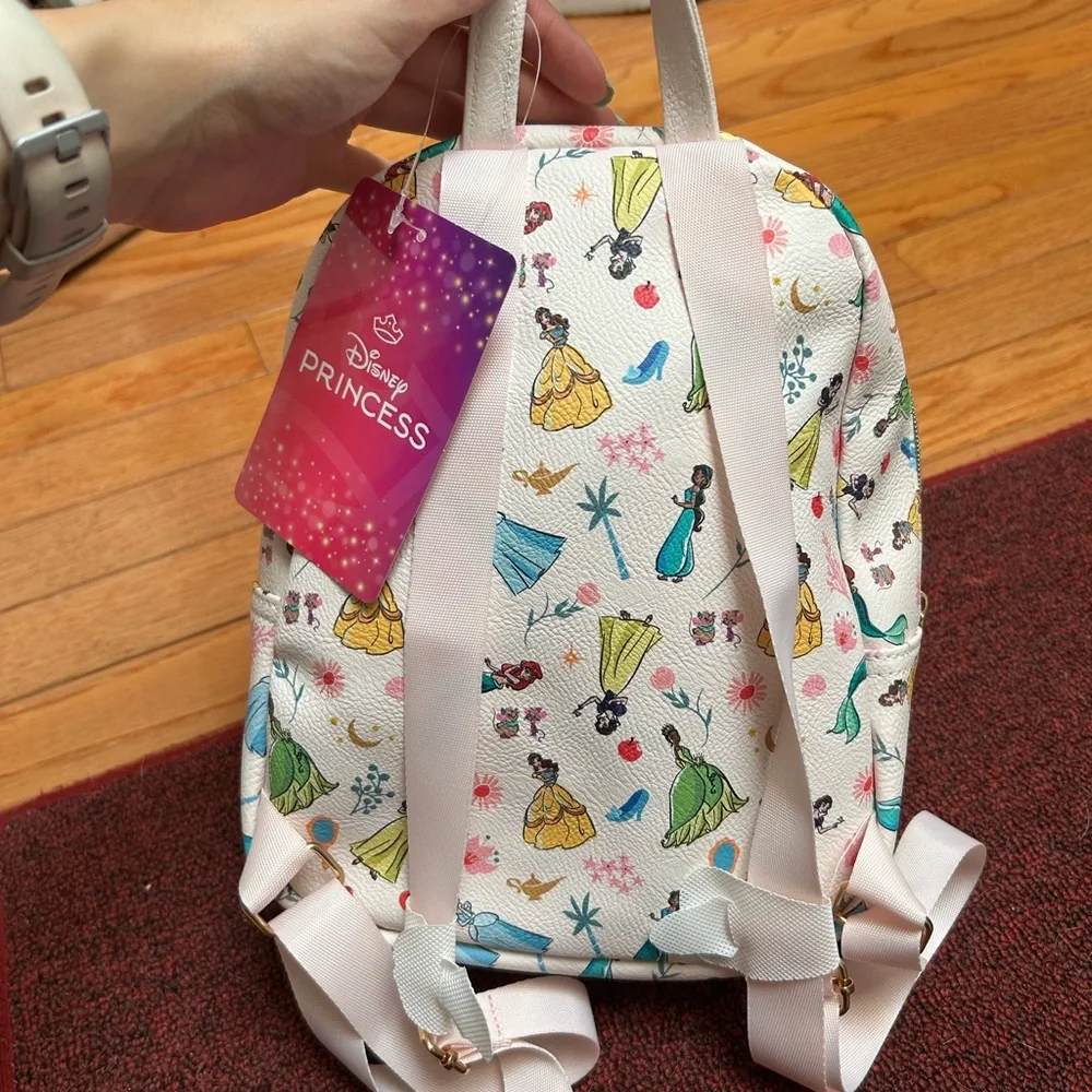 NWT Disney Princess Print Mini Backpack - Picture 2 of 9